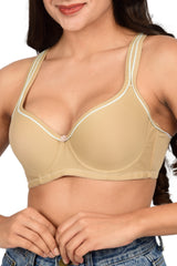 Bare Dezire Seamless wired Pushup Bra With Adjustable Strap for Women