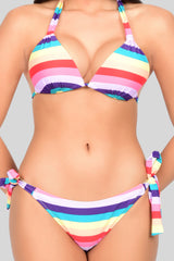 Bare Dezire Multi Colour Printed Swimwear Bikini Set for Women