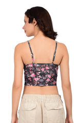 Bare Dezire Lightly Padded Floral printed Cami Top  for Women  Available in Different Colors