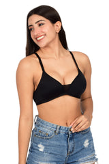 Bare Dezire Seamless Padded Wirefree T-Shirt Bra for Women