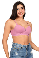 Bare Dezire Lightly Padded Seamless T-shirt Bra for Women