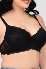 Bare Dezire Demi Cup Underwired Comfortable T-Shirt Padded Bra for Women