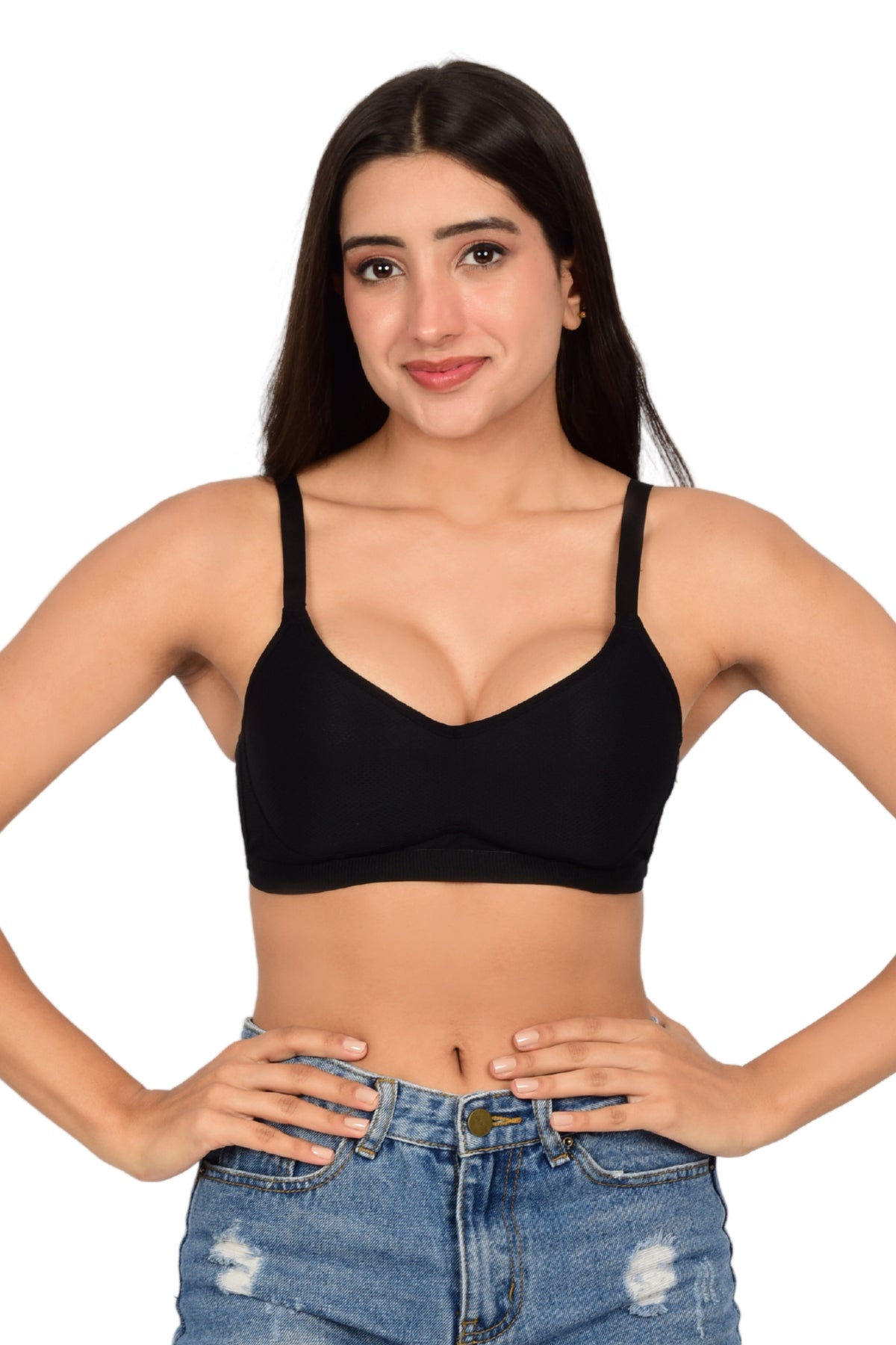 Bare Dezire Seamless Padded Wirefree T Shirt Bra for Women