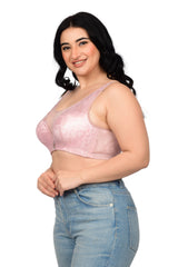 Bare Dezire Full Coverage Bralette Plus Size Padded Lace Bra for Women