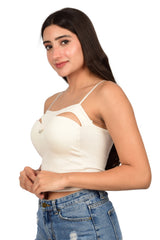 Bare Dezire Lightly Padded Slip On Cami Top for Women