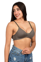 Bare Dezire Seamless Padded Wirefree T-Shirt Bra for Women