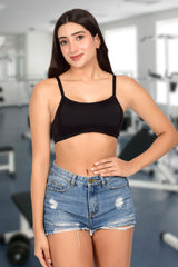 Bare Dezire Seamless Lightly Padded Sports bra for Women