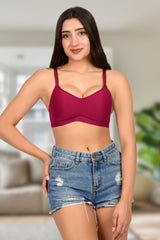 Bare Dezire Seamless Padded Wirefree T Shirt Bra for Women