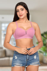 Bare Dezire Lightly Padded Seamless T-shirt Bra for Women