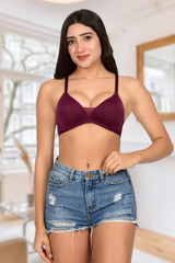 Bare Dezire Seamless Padded Wirefree T-Shirt Bra for Women