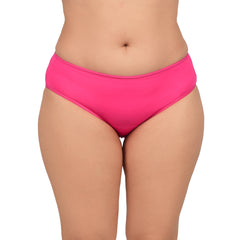 Bare Dezire Women's Bikini Type Comfortable Panty with High Cut and Seamless Desing Cream