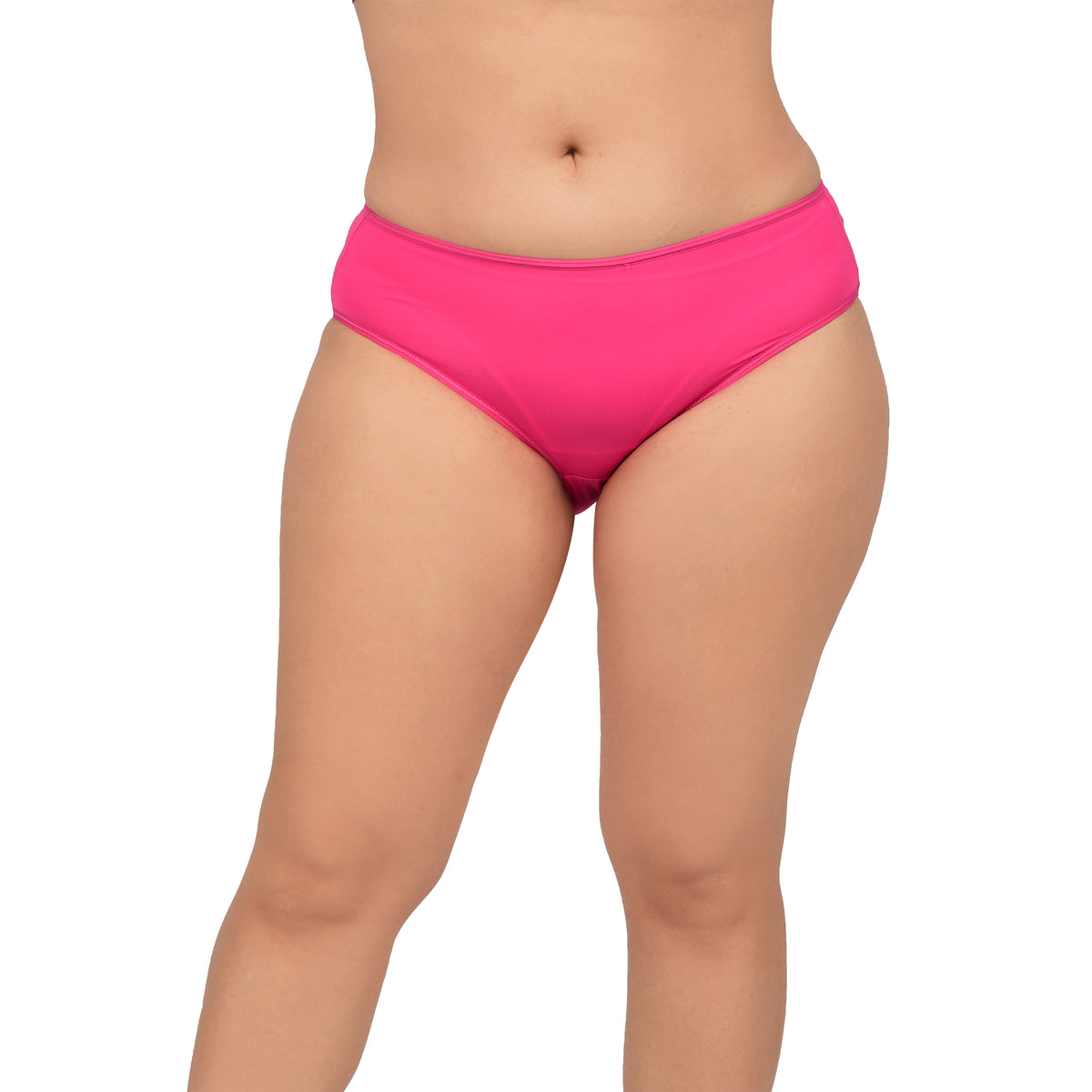 Bare Dezire Women's Bikini Type Comfortable Panty with High Cut and Seamless Desing Cream