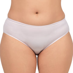 Bare Dezire Women's Bikini Type Comfortable Panty with High Cut and Seamless Desing Grey