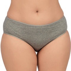 Bare Dezire Women's Perfect Comfortable Hipster Panty is ideal for daily use, Light Grey.