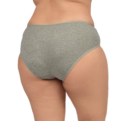 Bare Dezire Women's Perfect Comfortable Hipster Panty is ideal for daily use, Light Grey.