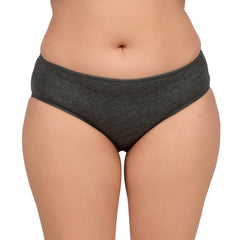 Bare Dezire Women's Perfect Comfortable Hipster Panty is ideal for daily use, Light Grey.