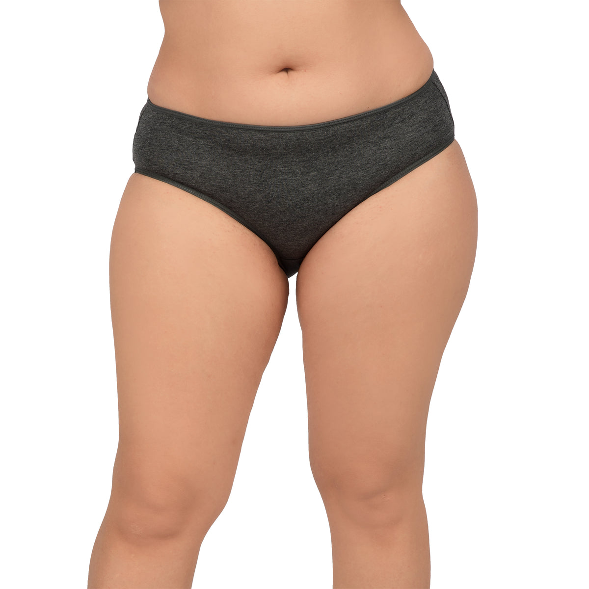 Bare Dezire Women's Perfect Comfortable Hipster Panty is ideal for daily use, Light Grey.