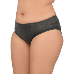 Bare Dezire Women's Perfect Comfortable Hipster Panty is ideal for daily use, Light Grey.