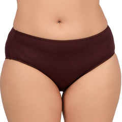 Bare Dezire Women's Perfect Comfortable Hipster Panty is ideal for daily use, Dark Brown.