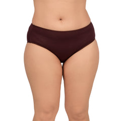 Bare Dezire Women's Perfect Comfortable Hipster Panty is ideal for daily use, Dark Brown.