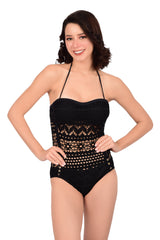 Bare Dezire Women's Monokini Lightly Padded Button Opening Swimwear for Women