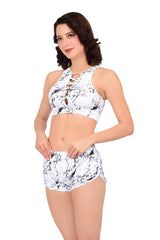 Bare Dezire Comfortable Lightly Padded  Women's Swim Wear Set