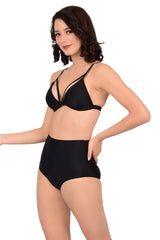 Bare Dezire Lightly Padded Two Piece High Waisted Bikini Swimsuit Set for women