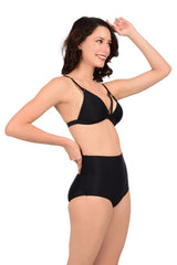 Bare Dezire Lightly Padded Two Piece High Waisted Bikini Swimsuit Set for women