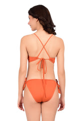 Bare Dezire Strap Neck Polyamide Swim Bikini Set for Women