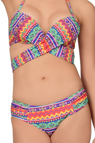 Bare Dezire Multi Colour Printed Swimwear Bikini Set for Women