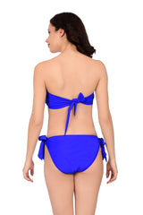 Bare Dezire Polyamide Strapless Bandeau Swim Bikini Set for Women