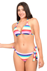 Bare Dezire Multi Colour Printed Swimwear Bikini Set for Women