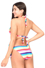 Bare Dezire Multi Colour Printed Swimwear Bikini Set for Women