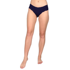 Bare Dezire Women's Seamless Designer Comfortable Panty for Daily Use, Blue