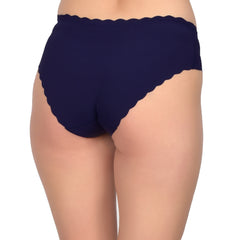 Bare Dezire Women's Seamless Designer Comfortable Panty for Daily Use, Blue