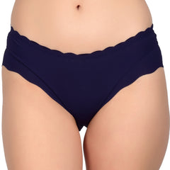 Bare Dezire Women's Seamless Designer Comfortable Panty for Daily Use, Blue