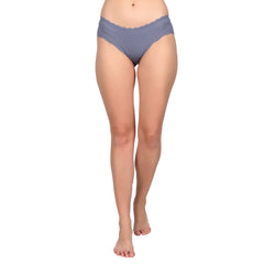 Bare Dezire Women's Seamless Designer Comfortable Panty for Daily Use, Blue