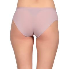 Bare Dezire Women's Seamless Designer Comfortable Panty for Daily Use, Onion Pink