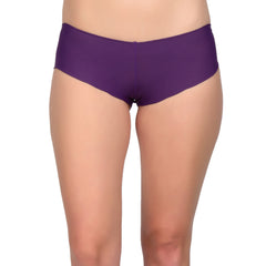 Bare Dezire Women's Nylon Boy Sort Comfortable Seamless Boy Short Panties, Purple.