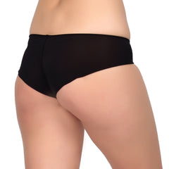 Bare Dezire Women's Nylon Boy Sort Comfortable Seamless Boy Short Panties, Beige.