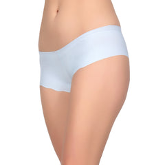 Bare Dezire Women's Nylon Boy Sort Comfortable Seamless Boy Short Panties, White.