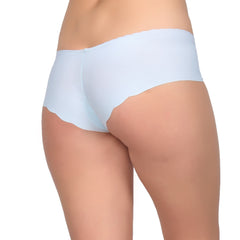 Bare Dezire Women's Nylon Boy Sort Comfortable Seamless Boy Short Panties, White.