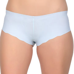 Bare Dezire Women's Nylon Boy Sort Comfortable Seamless Boy Short Panties, White.