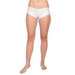 Bare Dezire Women's Nylon Boy Sort Comfortable Seamless Boy Short Panties, Beige.