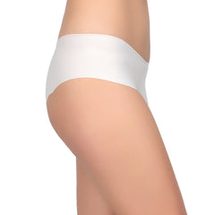 Bare Dezire Women's Nylon Boy Sort Comfortable Seamless Boy Short Panties, White.