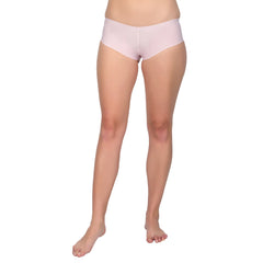 Bare Dezire Women's Nylon Boy Sort Comfortable Seamless Boy Short Panties, Beige.