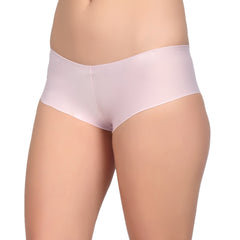 Bare Dezire Women's Nylon Boy Sort Comfortable Seamless Boy Short Panties, Beige.