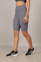 Solid Colour Compression Shorts for women