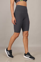 Solid Colour Compression Shorts for women