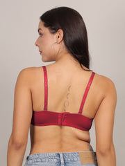 Medium Coverage Underwired Push Up Bra For Women